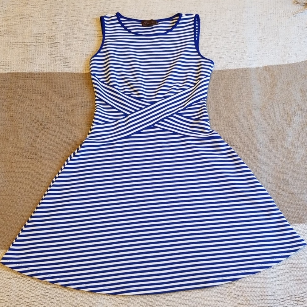 Blue Stripe Dress Trulli